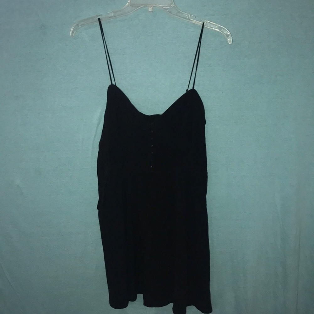 EXPRESS black skater dress with pockets
